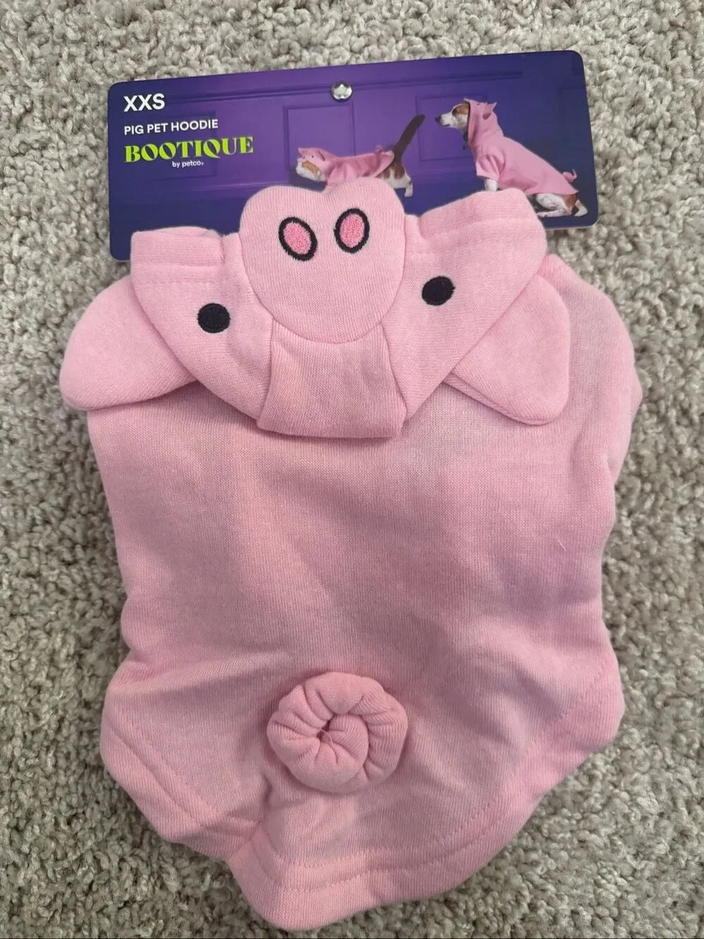 Pig Pet Hoodie XXS Pink NWT